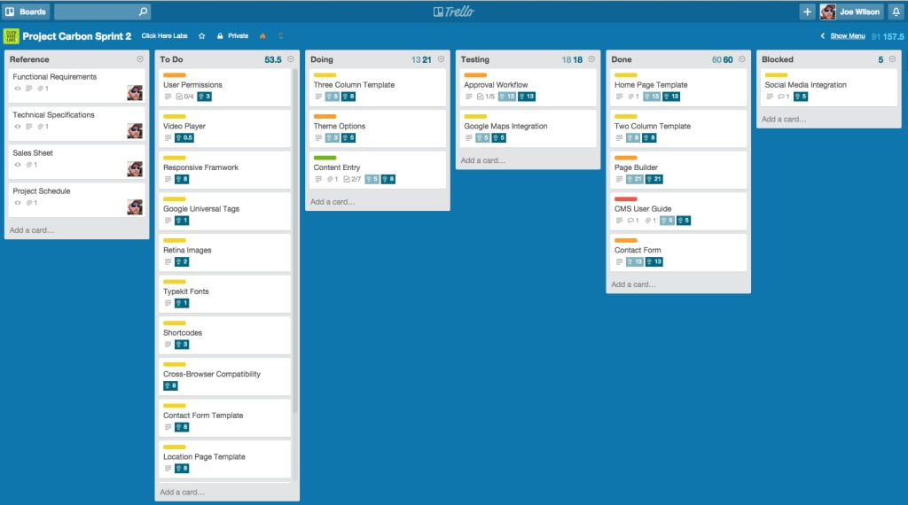 Ferramentas para apoiar o ciclo ágil - Trello